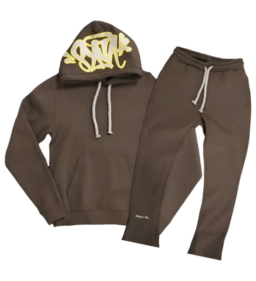 SYNAWORLD SYNA OG NEUTRAL TRACKSUIT (BROWN)