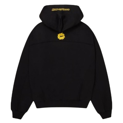 BROKEN PLANET MARKET 'COSMIC SPEED II' HOODIE (MIDNIGHT BLACK)