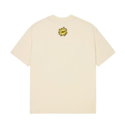 BROKEN PLANET MARKET 'FOOT ON THE GAS' TEE (VANILLA WHITE)