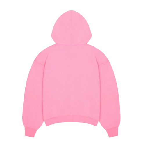 BROKEN PLANET MARKET 'OUTER SPACE' ZIP-UP HOODIE (CANDY PINK)