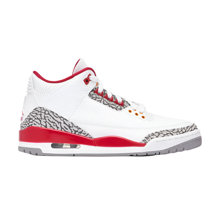 NIKE AIR JORDAN 3 III 'CARDINAL RED' TRAINERS (WHITE/RED)