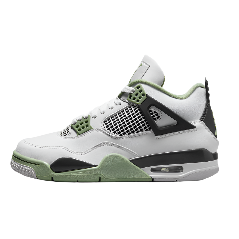 NIKE AIR JORDAN 4 IV 'LIGHT SEAFOAM' TRAINERS (WHITE/SEA GREEN)