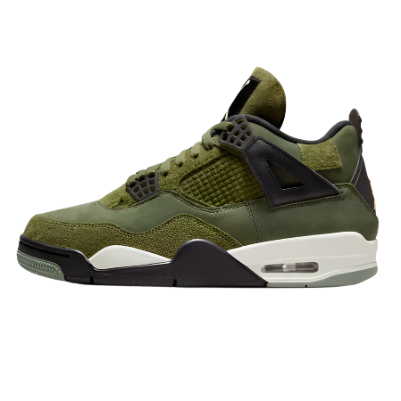 NIKE AIR JORDAN 4 IV SE 'OLIVE CRAFT GREEN' TRAINERS (DARK GREEN/WHITE)