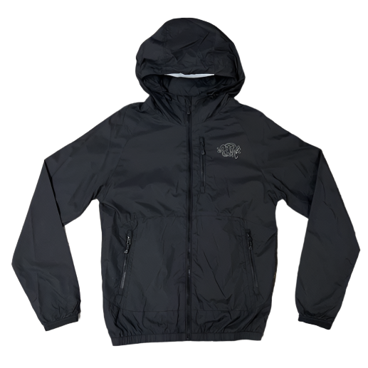 SYNAWORLD SYNA 'IN MY BAG' CONVERTIBLE WINDBREAKER JACKET (BLACK)