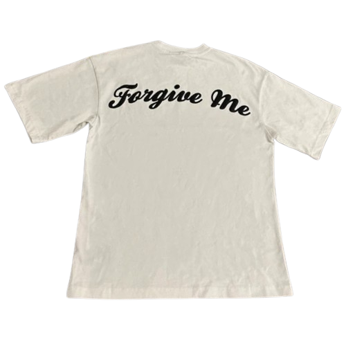 SYNAWORLD SYNA 'FORGIVE ME' GRAPHIC TEE (WHITE/BLACK)