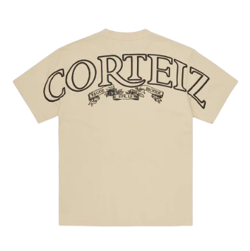 CRTZ RTW ROYALE HEAVYWEIGHT LOGO TEE (CREME)