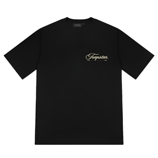 TRAPSTAR EST.LDN GLOBAL 2.0 GRAPHIC TEE (BLACK/GOLD)