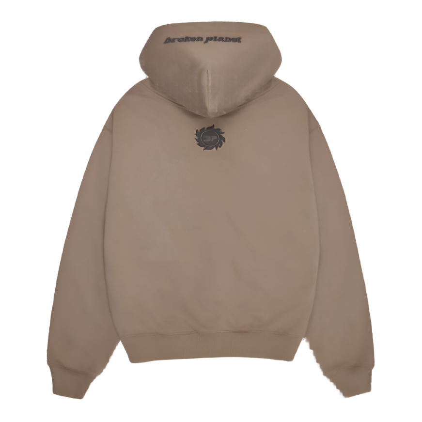 BROKEN PLANET MARKET 'OFF THE GRID' HOODIE (EARTH BROWN)