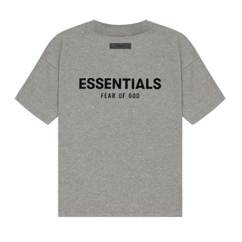 ESSENTIALS FEAR OF GOD SS22 CORE TEE (DARK GREY OATMEAL)