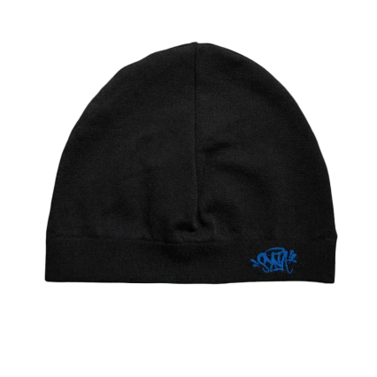 SYNAWORLD SYNA 'DECATHLONK' SKULL BEANIE (BLACK/BLUE)
