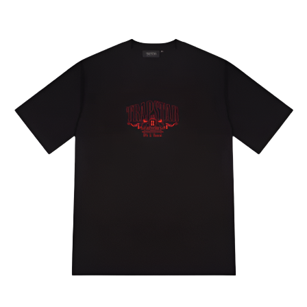 TRAPSTAR FINE DINING '22 2.1 GRAPHIC TEE (BLACK INFRARED)