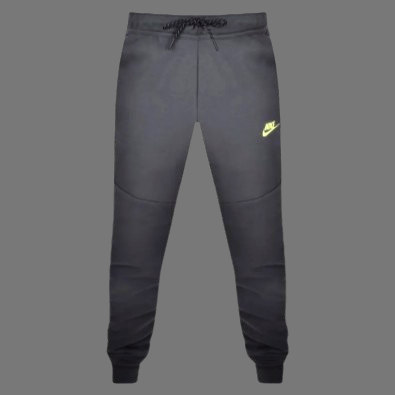 NIKE TECH COLOURBLOCK JOGGERS (DARK SMOKE VOLT)