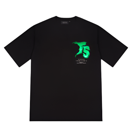 TRAPSTAR PRESS START SPEED GRAPHIC TEE (BLACK/GREEN)