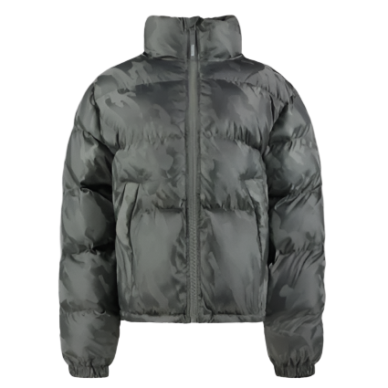 TRAPSTAR IRONGATE T JACQUARD WOMEN'S PUFFER (GREY)