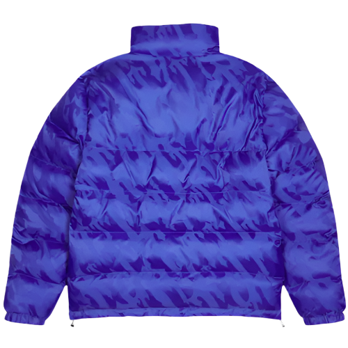 TRAPSTAR IRONGATE T JACQUARD PRINT PUFFER (DAZZLING BLUE)