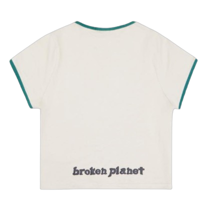 BROKEN PLANET MARKET 'SPEED OF LIGHT' CHIC TEE (BONE)