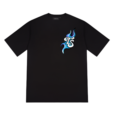 TRAPSTAR TRAIL BLAZIN' GRAPHIC TEE (BLACK)