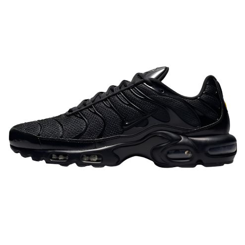 NIKE AIR MAX PLUS TN TRAINERS (BLACK)