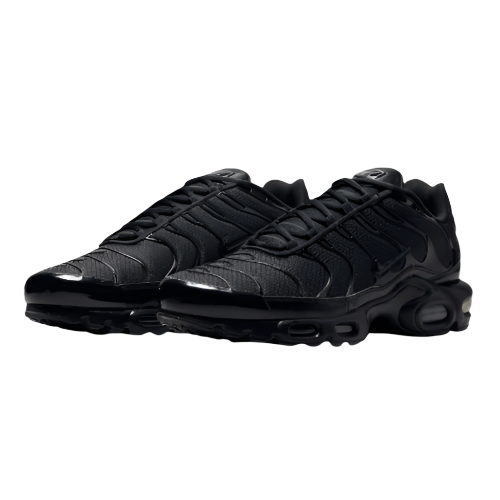 NIKE AIR MAX PLUS TN TRAINERS (BLACK)