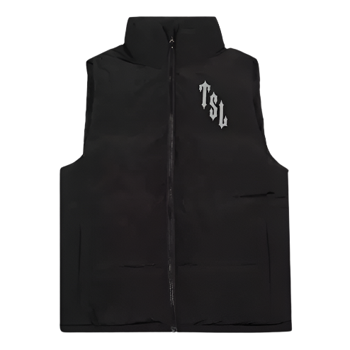 TRAPSTAR LONDON SHOOTERS REFLECTIVE GILET JACKET (BLACK)