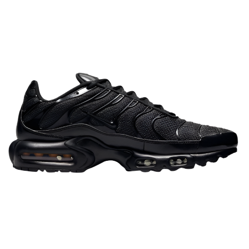 NIKE AIR MAX PLUS TN TRAINERS (BLACK)