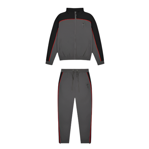 TRAPSTAR IRONGATE NYLON SHELLSUIT (GREY INFRARED)