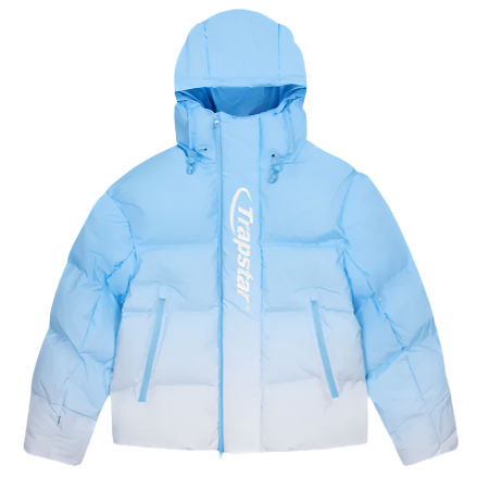 TRAPSTAR AW22/23 TECHNICAL HYPERDRIVE PUFFER JACKET (GRADIENT BLUE)