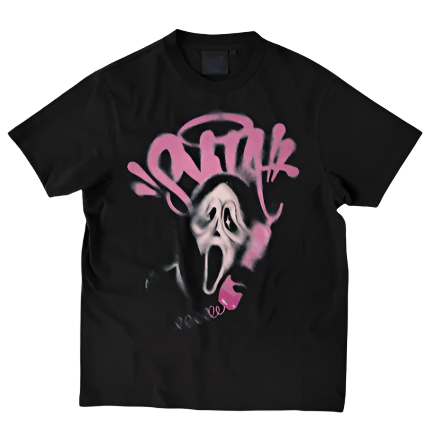 SYNAWORLD SYNA SCREAM! SPECIAL EDITION GRAPHIC TEE (GHOST PINK)