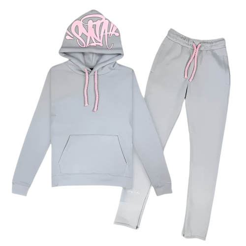 SYNAWORLD SYNA OG TWINSET TRACKSUIT (GREY/PINK)