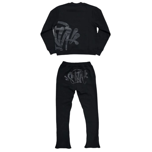 SYNAWORLD SYNA OG CREWNECK TRACKSUIT (TRIPLE BLACK)