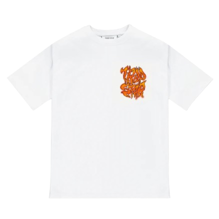 TRAPSTAR ON SMOKE 2.0 GRAPHIC TEE (WHITE INFRARED)