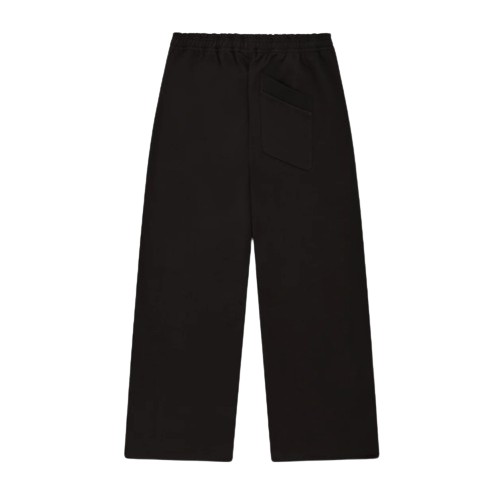 BROKEN PLANET MARKET 'BASICS' WIDE LEG JOGGERS (SOOT BLACK)