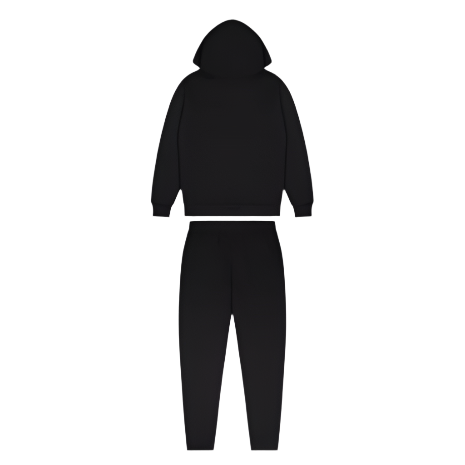 TRAPSTAR IRONGATE CHENILLE T TRACKSUIT (BLACK INFRARED)