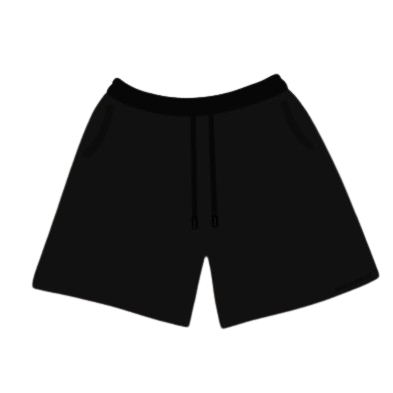 BROKEN PLANET MARKET 'BASICS' SHORTS (SOOT BLACK)