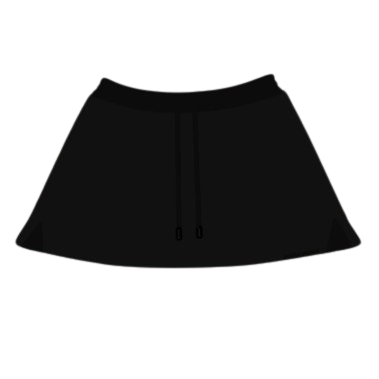 BROKEN PLANET MARKET 'BASICS' SKIRT (SOOT BLACK)