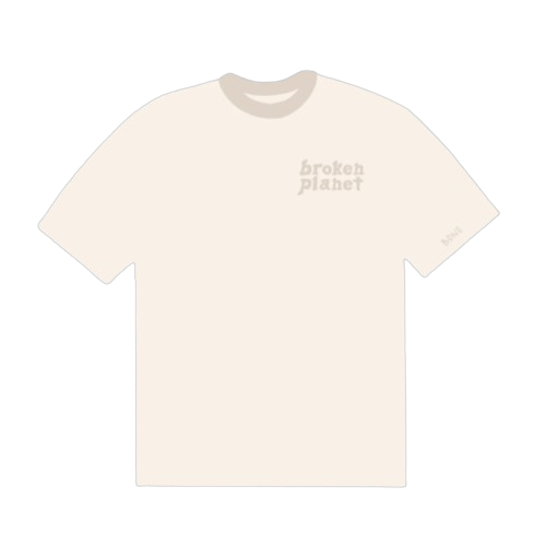 BROKEN PLANET MARKET 'BASICS' TEE (BONE)