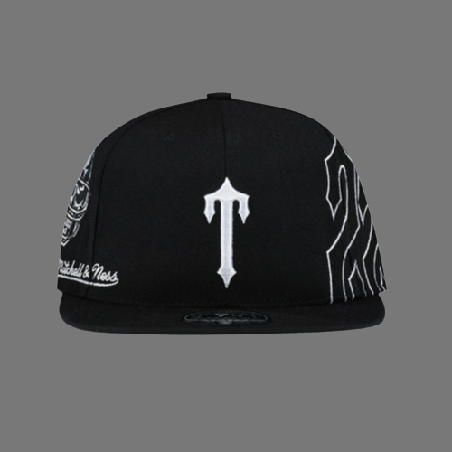 TRAPSTAR x NFL MITCHELL & NESS FITTED T HAT (BLACK)