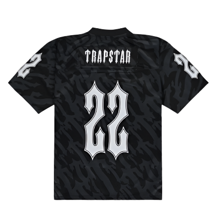 TRAPSTAR x NFL MITCHELL & NESS '22 FOOTBALL JERSEY (BLACK)