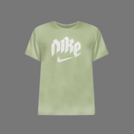 NIKE DRI-FIT MILER RUN DIVISION TEE (LIME GREEN)