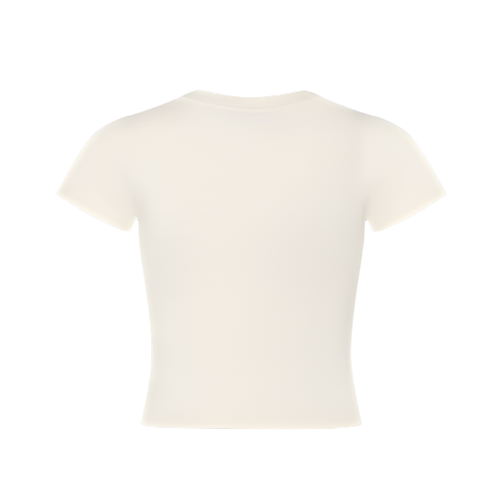 TRAPSTAR TS STAR WOMEN'S TRACK CHIC TEE (CREAM)