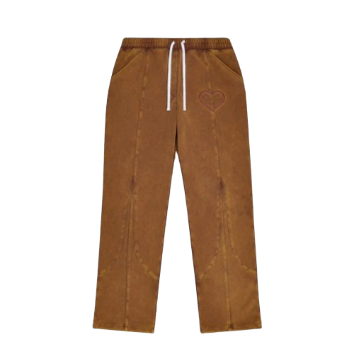 CARSICKO CS CYBE HEART TRACK JOGGERS (WASHED BROWN)