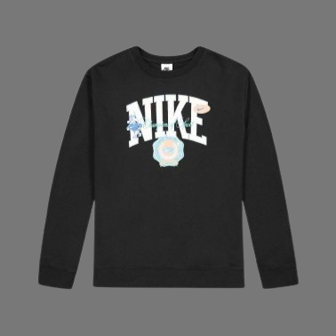 NIKE VARSITY 2022 CREWNECK JUMPER (BLACK/SILVER)