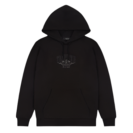 TRAPSTAR FINE DINING '22 2.0 HOODIE (BLACK/GREY)