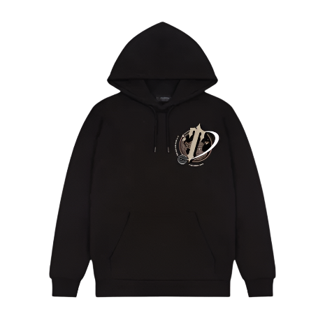 TRAPSTAR INTERNATIONAL TAKEOVER 2.0 GRAPHIC HOODIE (BLACK)