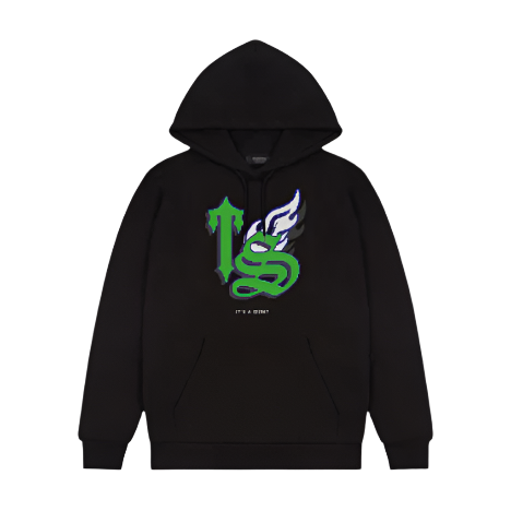 TRAPSTAR BONUS STAGE 2.0 GRAPHIC HOODIE (BLACK)