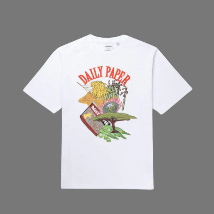 DAILY PAPER (TM) HOJI ARTWORK TEE (WHITE)