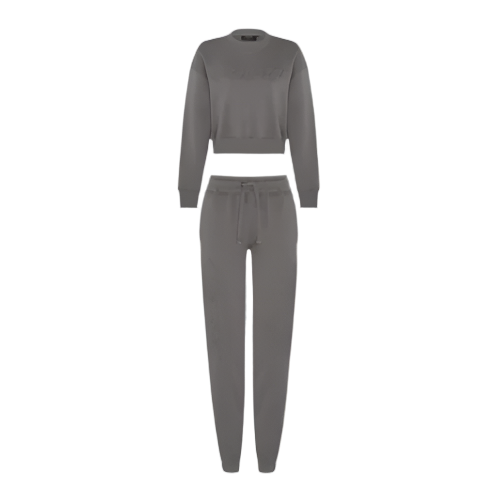 TRAPSTAR HYPERDRIVE WOMEN'S CREWNECK TRACKSUIT (GREY)