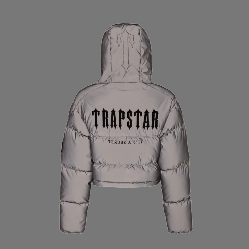 TRAPSTAR AW22/23 DECODIERTE 2.0-PUFFERJACKE MIT KAPUZE FÜR DAMEN