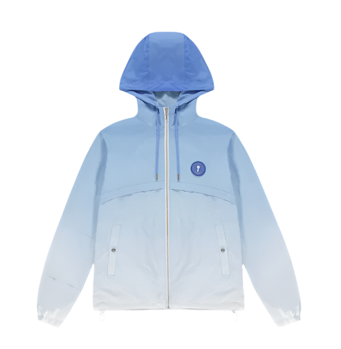TRAPSTAR IRONGATE T BADGE WINDBREAKER (ICE BLUE GRADIENT)