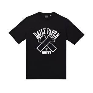 DAILY PAPER (TM) MILO UNITY GRAPHIC TEE (BLACK)